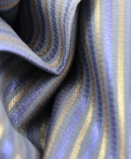 男性用袴単品レンタル(成人式・結婚式・卒業式)白紫ぼかし金紫ストライプ[身長155cm]No.143